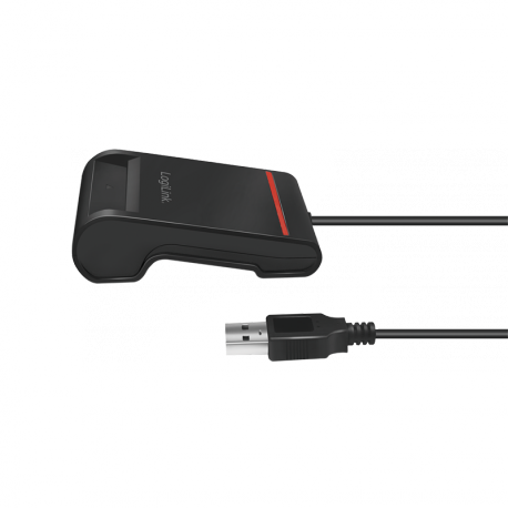 LogiLink - SMART card reader - USB 2.0 - black - 1