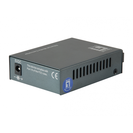 LevelOne FVT-1106 - Fibre media converter - 100Mb LAN - 10Base-T, 100Base-FX, 100Base-TX - RJ-45  /  SC single-mode - up to 120 km - 1310 nm - 1