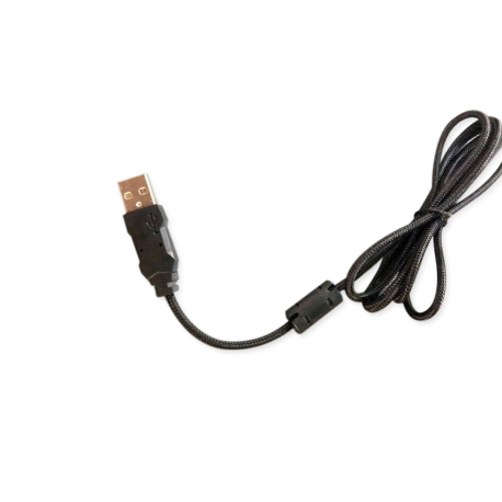 Conceptronic DJEBBEL - Mouse - ergonomic - optical - 7 buttons - wired - USB - black - 1