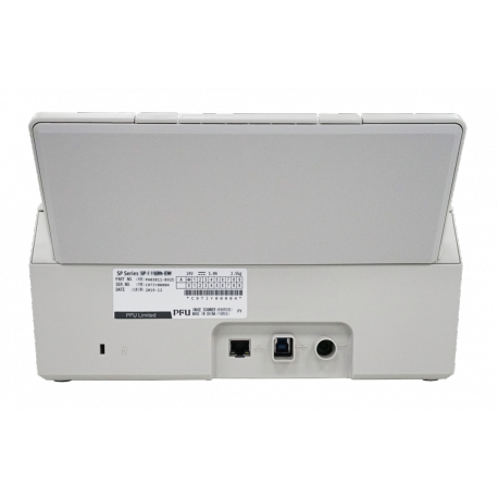 Fujitsu SP-1120N - Document scanner - Dual CIS - Duplex - 216 x 355.6 mm - 600 dpi x 600 dpi - up to 20 ppm (mono) / up to 20 ppm (colour) - ADF (50 sheets) - up to 3000 scans per day - Gigabit LAN, USB 3.2 Gen 1x1 - 5