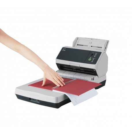 Fujitsu fi-8250 - Document scanner - flatbed: CCD / ADF: dual CIS - Duplex - 216 x 355.6 mm - 600 dpi x 600 dpi - up to 50 ppm (mono) / up to 50 ppm (colour) - ADF (100 sheets) - up to 8000 scans per day - Gigabit LAN, USB 3.2 Gen 1 - 2