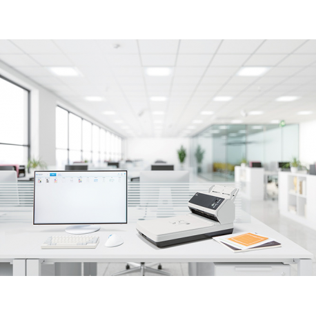 Fujitsu fi-8250 - Document scanner - flatbed: CCD / ADF: dual CIS - Duplex - 216 x 355.6 mm - 600 dpi x 600 dpi - up to 50 ppm (mono) / up to 50 ppm (colour) - ADF (100 sheets) - up to 8000 scans per day - Gigabit LAN, USB 3.2 Gen 1 - 3