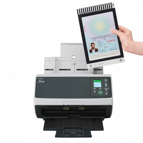 Fujitsu fi-8190 - Document scanner - Dual CIS - Duplex - 216 x 355.6 mm - 600 dpi x 600 dpi - up to 90 ppm (mono) / up to 90 ppm (colour) - ADF (100 sheets) - up to 13000 scans per day - Gigabit LAN, USB 3.2 Gen 1 - 7