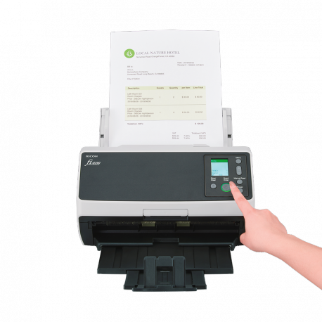 Fujitsu fi-8190 - Document scanner - Dual CIS - Duplex - 216 x 355.6 mm - 600 dpi x 600 dpi - up to 90 ppm (mono) / up to 90 ppm (colour) - ADF (100 sheets) - up to 13000 scans per day - Gigabit LAN, USB 3.2 Gen 1 - 9