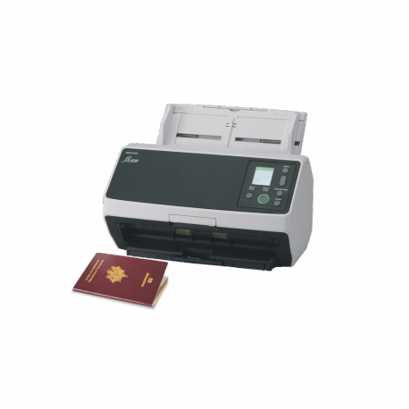 Fujitsu fi-8190 - Document scanner - Dual CIS - Duplex - 216 x 355.6 mm - 600 dpi x 600 dpi - up to 90 ppm (mono) / up to 90 ppm (colour) - ADF (100 sheets) - up to 13000 scans per day - Gigabit LAN, USB 3.2 Gen 1 - 14