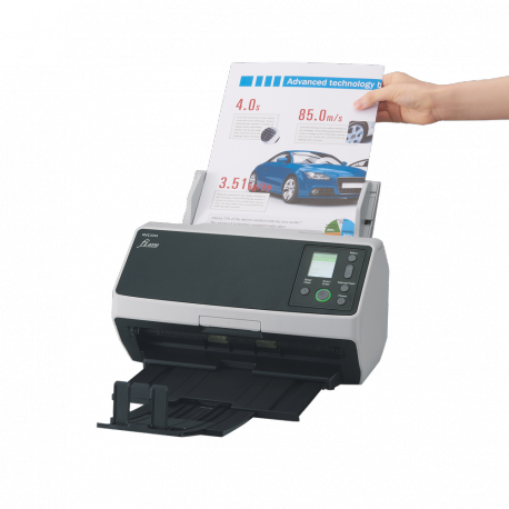 Fujitsu fi-8190 - Document scanner - Dual CIS - Duplex - 216 x 355.6 mm - 600 dpi x 600 dpi - up to 90 ppm (mono) / up to 90 ppm (colour) - ADF (100 sheets) - up to 13000 scans per day - Gigabit LAN, USB 3.2 Gen 1 - 20