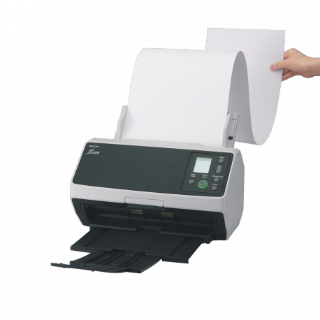 Fujitsu fi-8190 - Document scanner - Dual CIS - Duplex - 216 x 355.6 mm - 600 dpi x 600 dpi - up to 90 ppm (mono) / up to 90 ppm (colour) - ADF (100 sheets) - up to 13000 scans per day - Gigabit LAN, USB 3.2 Gen 1 - 23