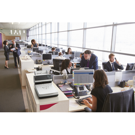 Fujitsu fi-8270 - Document scanner - flatbed: CCD / ADF: dual CIS - Duplex - 216 x 355.6 mm - 600 dpi x 600 dpi - up to 70 ppm (mono) / up to 70 ppm (colour) - ADF (100 sheets) - up to 10000 scans per day - Gigabit LAN, USB 3.2 Gen 1 - 3