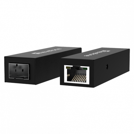 LevelOne GVT-1001 - Fibre media converter - GigE - 10Base-T, 100Base-TX, 1000Base-T, 1000Base-X - RJ-45 / SFP (mini-GBIC) - 1