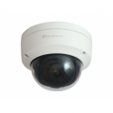 LevelOne GEMINI series FCS-3403 - Network surveillance camera - dome - outdoor - vandal  /  weatherproof - colour (Day&Night) - 4 MP - 1920 x 1080 - M12 mount - fixed focal - audio - LAN 10 / 100 - MJPEG, H.264, H.265 - DC 12 V  /  PoE