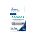 MediaRange MR938 - USB flash drive - 128 GB - USB 3.0  /  USB-C - silver