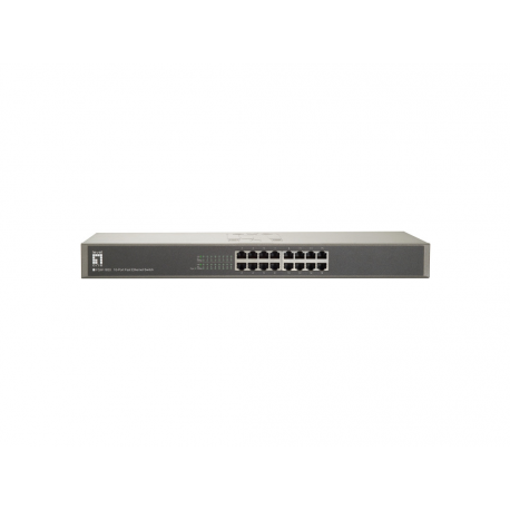 LevelOne FSW-1650 - Switch - unmanaged - 16 x 10 / 100 - desktop - 2