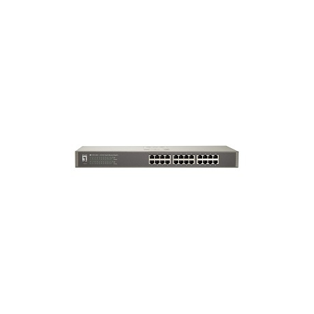 LevelOne FSW-2450 - Switch - 24 x 10 / 100 - desktop - 1