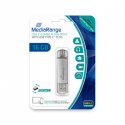 MediaRange combo - USB flash drive - 16 GB - USB 3.1 / USB-C - silver