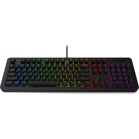 Lenovo Legion K310 RGB - Keyboard - gaming - full size - backlit - USB - QWERTY - Nordic - black - retail - 4