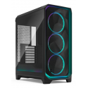 Fractal Design Meshify 3 Ambience Pro RGB - Tower - extended ATX - no power supply (ATX) - black TG light tint - USB / Audio