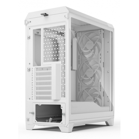 Fractal Design Meshify 3 - Tower - extended ATX - no power supply (ATX) - white TG clear tint - USB / Audio - 5