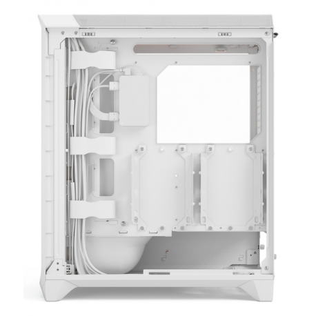 Fractal Design Meshify 3 Ambience Pro - Tower - extended ATX - no power supply (ATX) - white TG clear tint - USB / Audio - 1