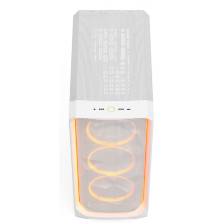 Fractal Design Meshify 3 Ambience Pro - Tower - extended ATX - no power supply (ATX) - white TG clear tint - USB / Audio - 4