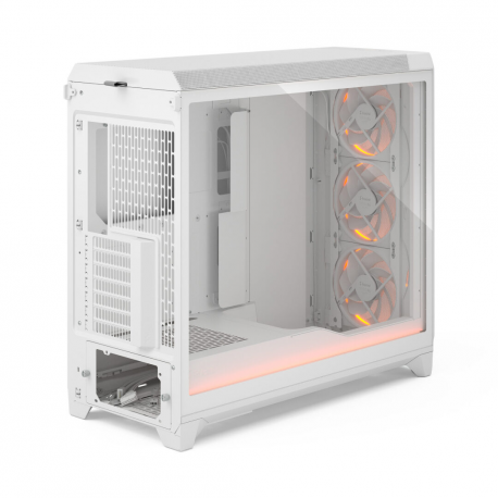 Fractal Design Meshify 3 XL Ambience Pro RGB - Tower - extended ATX - no power supply (ATX) - white TG clear tint - USB / Audio - 9