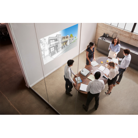 Epson EB-W53 - 3LCD projector - portable - 4000 lumens (white) - 4000 lumens (colour) - WXGA (1280 x 800) - 16:10 - white - 7