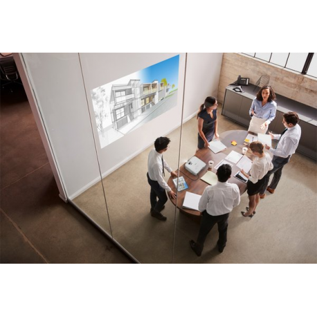 Epson EB-W55 - 3LCD projector - portable - 4000 lumens (white) - 4000 lumens (colour) - WXGA (1280 x 800) - 16:10 - 802.11n wireless / Miracast - white - 1