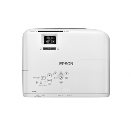 Epson EB-W55 - 3LCD projector - portable - 4000 lumens (white) - 4000 lumens (colour) - WXGA (1280 x 800) - 16:10 - 802.11n wireless / Miracast - white - 4