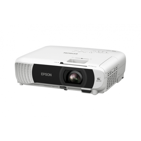 Epson EB-W55 - 3LCD projector - portable - 4000 lumens (white) - 4000 lumens (colour) - WXGA (1280 x 800) - 16:10 - 802.11n wireless / Miracast - white - 6