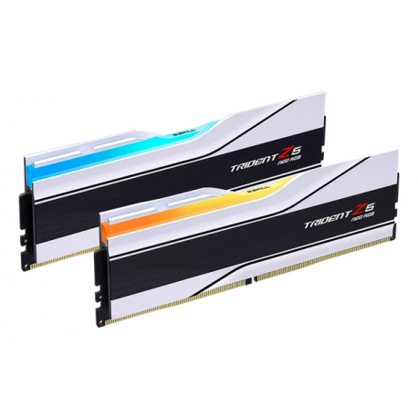 G.Skill Trident Z5 Neo RGB - DDR5 - kit - 64 GB: 2 x 32 GB - DIMM 288-pin - 6000 MT / s / PC5-48000 - CL30 - 1.4 V - unbuffered - non-ECC - white - 4