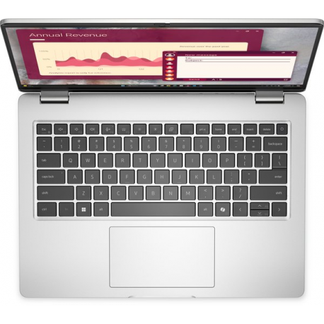 Dell Pro 14 PC14250 - Intel Core Ultra 7 - 255U / up to 5.2 GHz - Win 11 Pro - Intel Graphics - 16 GB RAM - 512 GB SSD NVMe - 14" IPS 1920 x 1200 (Full HD Plus) - Gigabit Ethernet - Wi-Fi 6E - platinum silver - BTS - with 1 Year Basic Onsite - 2