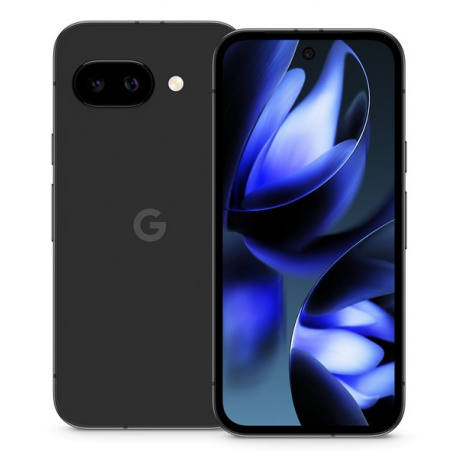 Google Pixel 9A - 5G smartphone - dual-SIM - RAM 8 GB / Internal Memory 128 GB - pOLED display - 6.3" - 2424 x 1080 pixels (120 Hz) - 2x rear cameras 48 MP, 13 MP - front camera 13 MP - obsidian - 1
