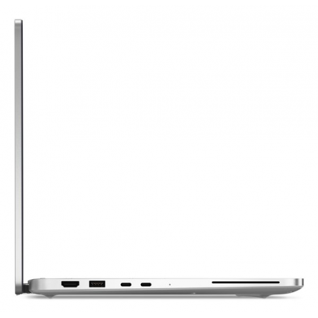 Dell Pro 14 Plus PB14255 - AMD Ryzen AI 5 PRO - 340 / up to 4.8 GHz - Win 11 Pro - Radeon 840M - 16 GB RAM - 512 GB SSD NVMe - 14" IPS 1920 x 1200 (Full HD Plus) - Gigabit Ethernet - Wi-Fi 7, NFC - platinum silver - with 1 Year Basic Onsite Service after remote diagnosis with Hardware-Only Support - Disti SnS - 8