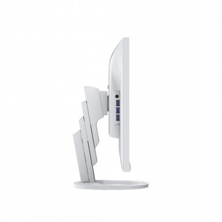 EIZO FlexScan EV2720S-WT - With FlexStand - LED monitor - 27" - 2560 x 1440 WQHD - IPS - 350 cd / m² - 1500:1 - 5 ms - HDMI, DisplayPort, USB-C - speakers - white - 6