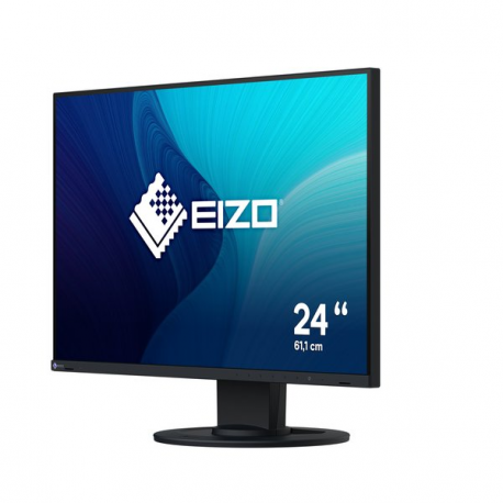 EIZO FlexScan EV2410R-BK - With FlexStand - LED monitor - 24.1" - 1920 x 1200 WUXGA - IPS - 350 cd/m² - 1300:1 - 5 ms - HDMI, DVI-D, DisplayPort - speakers - black - 5