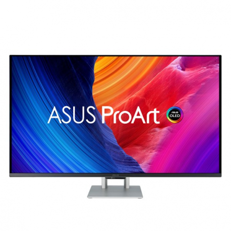 ASUS ProArt OLED PA32UCDM - OLED monitor - 32" (31.5" viewable) - 3840 x 2160 4K UHD (2160p) @ 240 Hz - 1000 cd/m² - 1500000:1 - HDR10 - 0.1 ms - Thunderbolt 4, HDMI - speakers - silver - 0