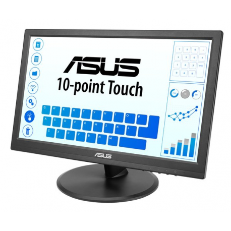 ASUS VT169HE - LED monitor - 16" (15.6" viewable) - touchscreen - 1920 x 1080 Full HD (1080p) @ 60 Hz - IPS - 220 cd/m² - 1000:1 - 5 ms - HDMI, VGA - 2
