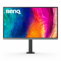 BenQ DesignVue PD2706UA - PD Series - LED monitor - 27" - 3840 x 2160 4K @ 60 Hz - IPS - 400 cd/m² - 1200:1 - DisplayHDR 400 - 5 ms - HDMI, DisplayPort, 2xUSB-C - speakers - dark grey