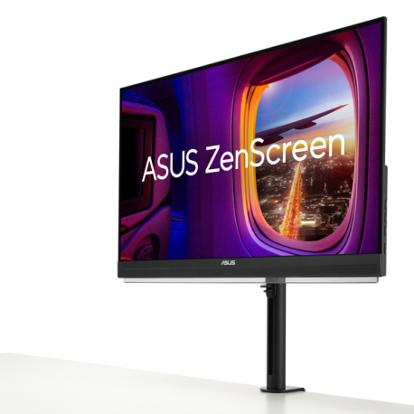 ASUS ZenScreen MB27ACF - LED monitor - 27" - portable - 2560 x 1440 @ 100 Hz - IPS - 300 cd / m² - 1500:1 - 5 ms - speakers with subwoofer - black - 6