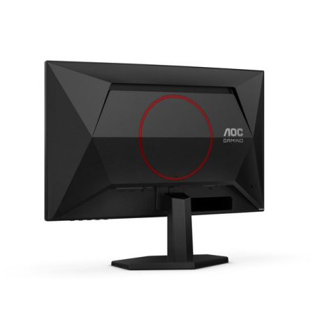 AOC Gaming C24G42E - LED monitor - gaming - curved - 24" (23.6" viewable) - 1920 x 1080 Full HD (1080p) @ 180 Hz - Fast VA - 250 cd / m² - 3000:1 - HDR10 - 0.5 ms - 2xHDMI, DisplayPort - speakers - black, red - 4