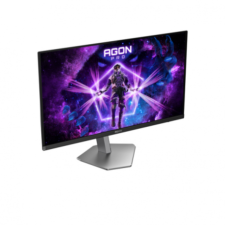 AOC AGON PRO AG276UZD - OLED monitor - gaming - 27" (26.5" viewable) - 3840 x 2160 4K UHD (2160p) @ 160 Hz - 1000 cd / m² - 1500000:1 - DisplayHDR 400 True Black - 0.03 ms - 2xHDMI, DisplayPort, USB-C - speakers - black - 8