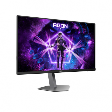AOC AGON PRO AG276UZD - OLED monitor - gaming - 27" (26.5" viewable) - 3840 x 2160 4K UHD (2160p) @ 160 Hz - 1000 cd / m² - 1500000:1 - DisplayHDR 400 True Black - 0.03 ms - 2xHDMI, DisplayPort, USB-C - speakers - black - 11