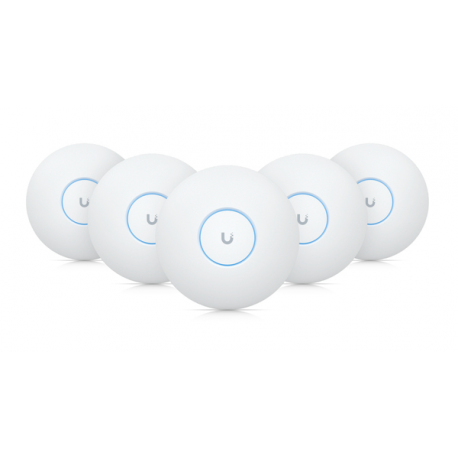 Ubiquiti UniFi U7 Pro - Radio access point - Wi-Fi 7 - Wi-Fi 7 - 2.4 GHz, 5 GHz, 6 GHz - wall  /  ceiling mountable (pack of 5) - 6