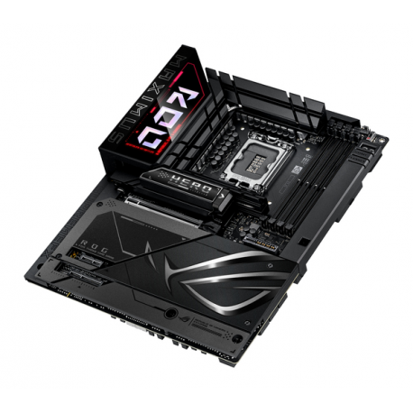 ASUS ROG MAXIMUS Z890 HERO BTF - Motherboard - ATX - LGA1851 Socket - Z890 Chipset - USB4, USB 3.2 Gen 1, USB-C 3.2 Gen2, USB 3.2 Gen 2 - Wi-Fi 7, Bluetooth, 5 Gigabit Ethernet - onboard graphics (CPU required) - HD Audio (8-channel) - 6