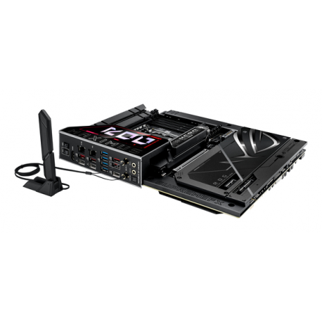 ASUS ROG MAXIMUS Z890 HERO BTF - Motherboard - ATX - LGA1851 Socket - Z890 Chipset - USB4, USB 3.2 Gen 1, USB-C 3.2 Gen2, USB 3.2 Gen 2 - Wi-Fi 7, Bluetooth, 5 Gigabit Ethernet - onboard graphics (CPU required) - HD Audio (8-channel) - 9