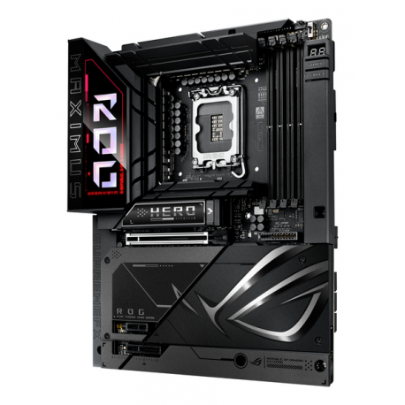 ASUS ROG MAXIMUS Z890 HERO BTF - Motherboard - ATX - LGA1851 Socket - Z890 Chipset - USB4, USB 3.2 Gen 1, USB-C 3.2 Gen2, USB 3.2 Gen 2 - Wi-Fi 7, Bluetooth, 5 Gigabit Ethernet - onboard graphics (CPU required) - HD Audio (8-channel) - 11