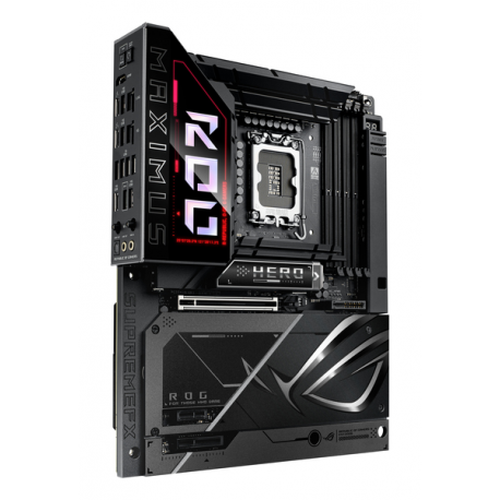 ASUS ROG MAXIMUS Z890 HERO BTF - Motherboard - ATX - LGA1851 Socket - Z890 Chipset - USB4, USB 3.2 Gen 1, USB-C 3.2 Gen2, USB 3.2 Gen 2 - Wi-Fi 7, Bluetooth, 5 Gigabit Ethernet - onboard graphics (CPU required) - HD Audio (8-channel) - 29