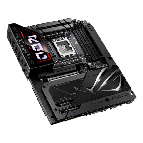 ASUS ROG MAXIMUS Z890 HERO BTF - Motherboard - ATX - LGA1851 Socket - Z890 Chipset - USB4, USB 3.2 Gen 1, USB-C 3.2 Gen2, USB 3.2 Gen 2 - Wi-Fi 7, Bluetooth, 5 Gigabit Ethernet - onboard graphics (CPU required) - HD Audio (8-channel) - 31