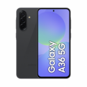 Samsung Galaxy A36 - 5G smartphone - dual-SIM - RAM 8 GB  /  Internal Memory 256 GB - OLED display - 6.7" - 2340 x 1080 pixels (120 Hz) - 3x rear cameras 50 MP, 8 MP, 5 MP - front camera 12 MP - awesome black
