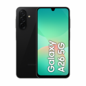 Samsung Galaxy A26 - 5G smartphone - dual-SIM - RAM 6 GB / Internal Memory 128 GB - microSD slot - OLED display - 6.7" - 2340 x 1080 pixels (120 Hz) - 3x rear cameras 50 MP, 8 MP, 2 MP - front camera 13 MP - black