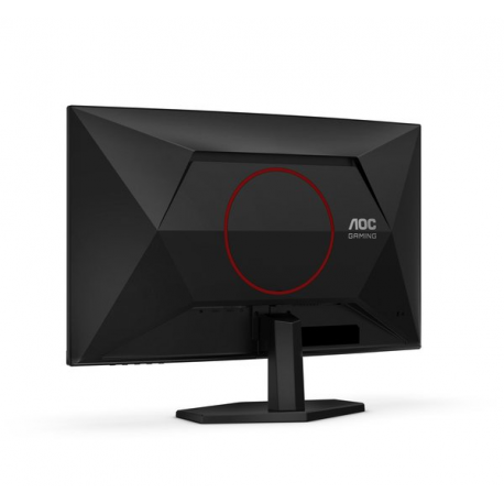 AOC Gaming C27G42E - LED monitor - gaming - curved - 27" - 1920 x 1080 Full HD (1080p) @ 180 Hz - Fast VA - 300 cd / m² - 3000:1 - HDR10 - 0.5 ms - 2xHDMI, DisplayPort - speakers - black, red - 1